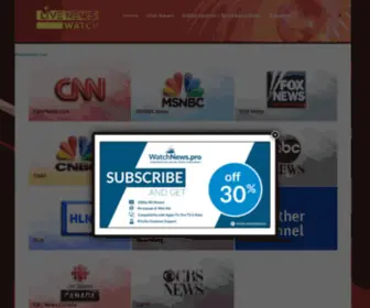 Livenewswatch.com(Live News Streaming Watch Online) Screenshot