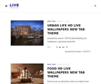 Livenewtab.com(Live New Tab) Screenshot