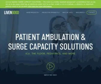 Livengoodmed.com(Patient Ambulation & Surge Capacity Solutions) Screenshot