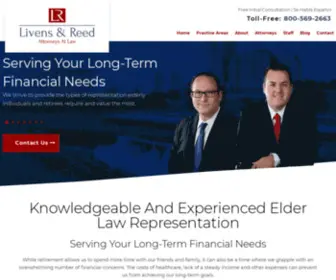 Livensreed.com(Dallas Elder Law Lawyer) Screenshot