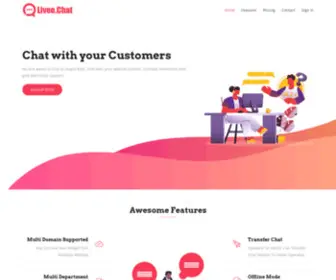 Liveo.chat(Live Chat for Sales and Customer Support) Screenshot
