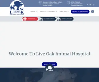 Liveoakah.com(Top Rated Local Veterinarians) Screenshot