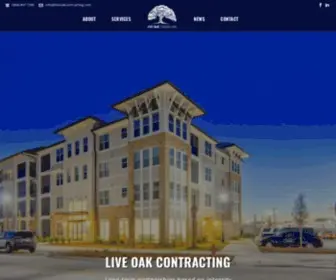 Liveoakcontracting.com(Live Oak Contracting) Screenshot