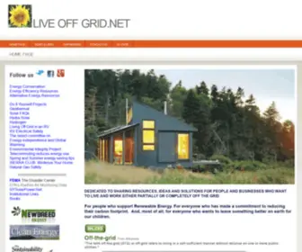 Liveoffgrid.net(Home Page) Screenshot