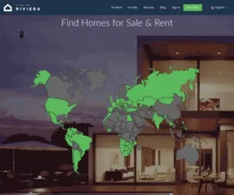 Liveonriviera.com(International property portal) Screenshot