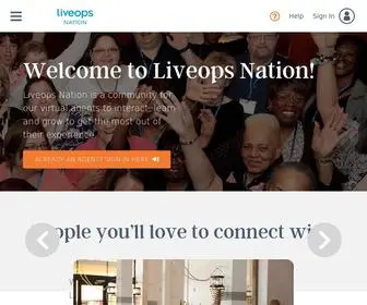 Liveopsnation.com(Liveops Nation) Screenshot