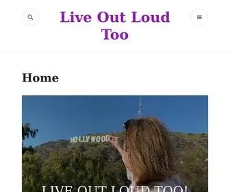 Liveoutloudtoo.com(Live Out Loud Too) Screenshot