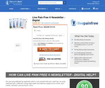 Livepainfree.com(Live Pain Free) Screenshot