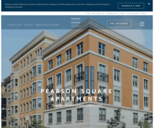 Livepearsonsquare.com(Luxury Falls Church VA Apartments) Screenshot