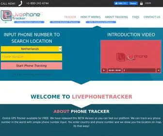 Livephonetracker.com(Live Phone Tracker) Screenshot