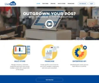 Livepos.com(Hybrid Cloud Point of Sale System for Chains and Franchises) Screenshot