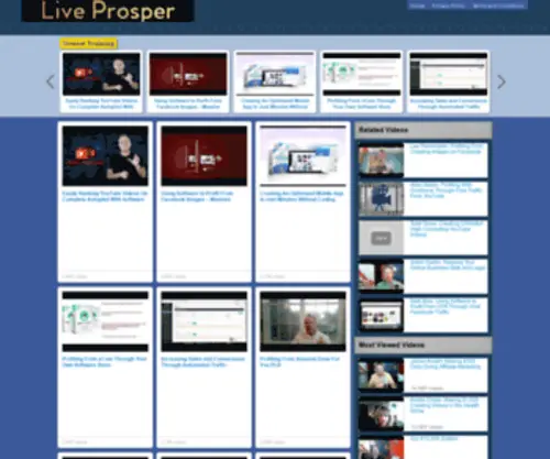 Liveprosper.com(Liveprosper) Screenshot