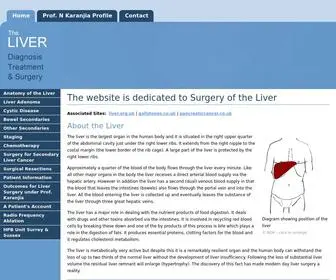 Liver.co.uk(Liver Bowel Cancer Diagnosis Treatment Surgery Resection Metastases) Screenshot