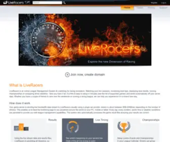 Liveracers.info(Live) Screenshot