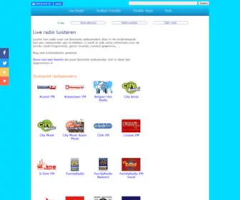 Liveradio.be(Live radio) Screenshot