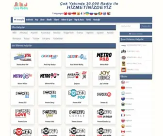Liveradios.online(Canlı Radyo Dinle) Screenshot