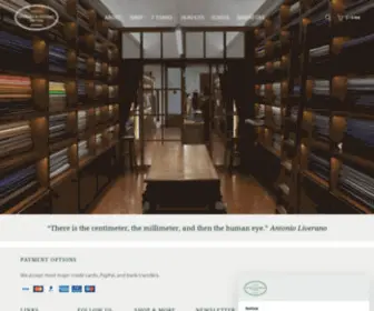 Liverano.com(Liverano & Liverano Atelier Sartoria Firenze) Screenshot