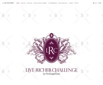 Livericherchallenge.com(The LIVE RICHER Challenge) Screenshot