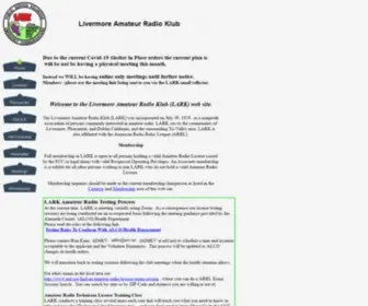 Livermoreark.org(Livermore Amateur Radio Klub) Screenshot