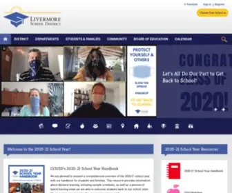 Livermoreschools.org(Livermore Valley Joint Unified School District (LVJUSD)) Screenshot