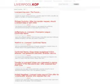 Liverpool-Kop.com(Liverpool Kop) Screenshot