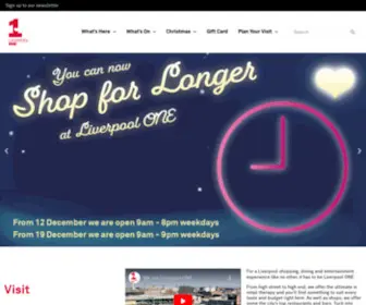 Liverpool-One.com(Liverpool Shopping) Screenshot