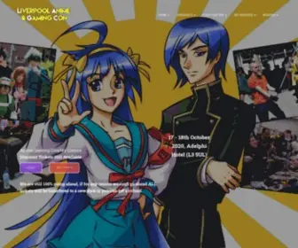 Liverpoolanimecon.com(Liverpool Anime & Gaming Con) Screenshot