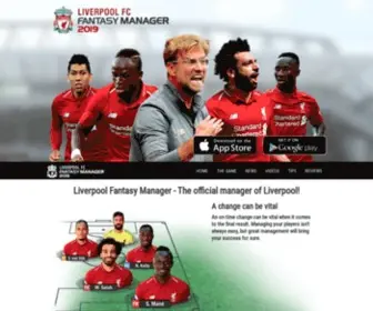 Liverpoolfantasymanager.com(Liverpool Fantasy Manager 2020) Screenshot