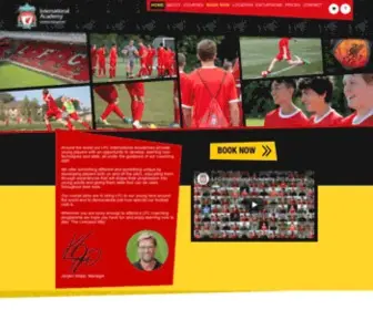 Liverpoolfccamps.com(Liverpool Football Camps UK) Screenshot