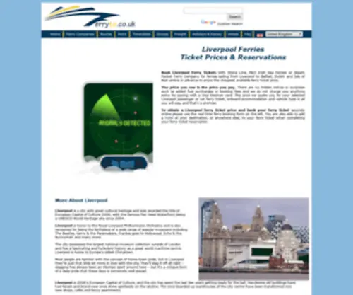 Liverpoolferry.com(LIVERPOOL FERRIES) Screenshot