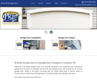 Liverpoolgaragedoor.com(JR Smith Garage Door is a Garage Door Company in Liverpool) Screenshot