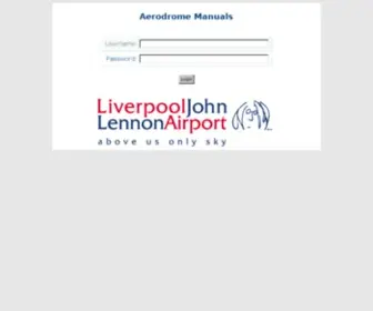 Liverpooljohnlennonairport.com(Liverpool) Screenshot