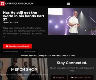 Liverpoolonechurch.com(A vibrant contemporary Church in the heart of Liverpool) Screenshot