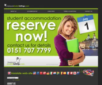 Liverpoolstudentlettings.com(Student Accomodation In The Heart Of Liverpool) Screenshot