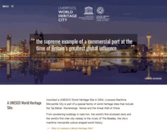 LiverpoolWorldheritage.com(Liverpool World Heritage) Screenshot