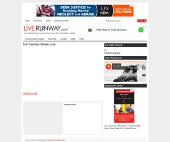 Liverunway.com(Live Runway.com) Screenshot