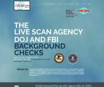 Livescanagent.com(The Live Scan Agency and Notary Public) Screenshot