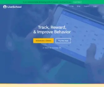 Liveschoolinc.com(Track, Reward, and Improve Behavior) Screenshot
