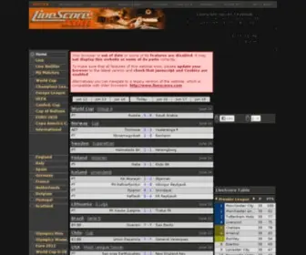 Livescorecz.com(Live Football Scores) Screenshot