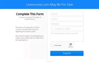Livescrores.com(Livescrores) Screenshot