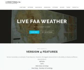 Livesectional.com(Your DIY Aviation Weather Map) Screenshot