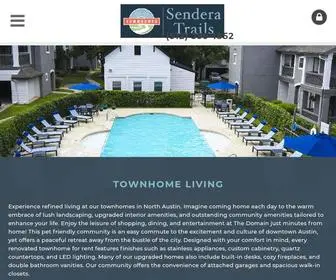 Livesenderatrails.com(Townhomes Austin) Screenshot