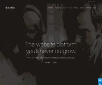 Livesite.com(LiveSite Enterprise Website Platform) Screenshot
