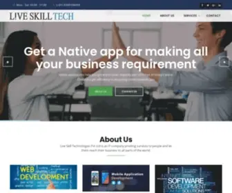 Liveskilltech.com(Live Skill Tech) Screenshot