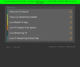 LivesoccerHD.tv(De beste bron van informatie over livesoccerhd) Screenshot