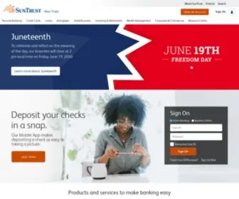Livesolid.com(SunTrust Bank) Screenshot