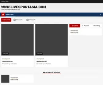 Livesportasia.com Screenshot