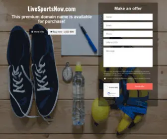 Livesportsnow.com(Domain name is for sale) Screenshot