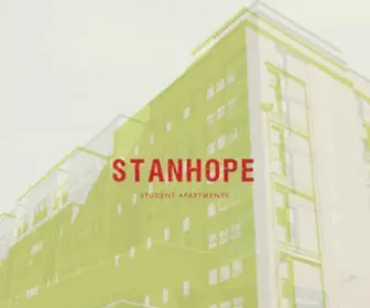 Livestanhope.com(Stanhope Student Apartments) Screenshot