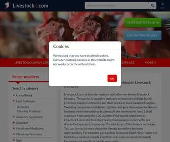 Livestock1.com(B2B portal for the Livestock Industry) Screenshot